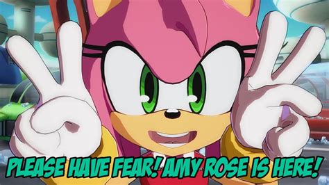 Have no fear, Amy rose is here. (by @Wizaria) :。